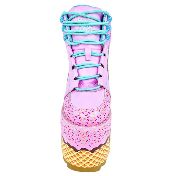 YRU Qozmo Ice Cream Platform Sneakers - Picture 2 of 4